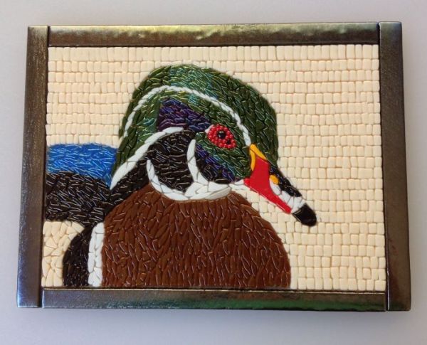 Wood Duck in Mosaics at Windy Sea Designs